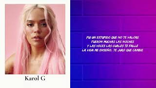 KAROL G  ODISEA Lyrics [upl. by Eirdua]