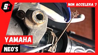 Sostituzione filo acceleratore rotto  Yamaha Neos [upl. by Alessandra758]