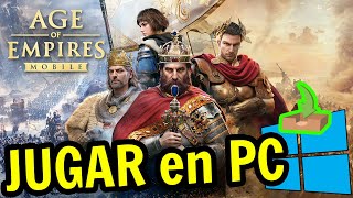 🎮 Cómo JUGAR  Age of Empires Mobile  en PC ▶ DESCARGAR e INSTALAR [upl. by Nodab]