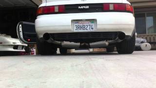 1993 MR2 NA dual exhaust [upl. by Nairadas]