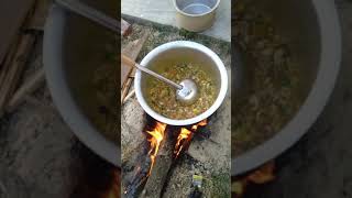 Matar Paneer Sabji Making On Chulha ll Indian Street Food Shorts [upl. by Loyce]