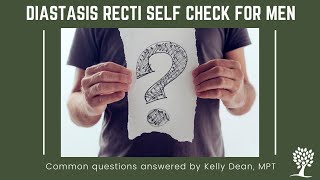 Diastatis Recti Self Check for Men [upl. by Auop703]