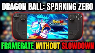 Dragon Ball Sparking Zero on Steam Deck A Guide to Lowering Framerate Without Slowdown [upl. by Annayd]