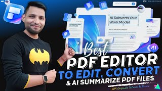 Best PDF Editor to Edit Convert Compress amp AI Summarize PDF Files 2024 Wondershare PDFelement [upl. by Brunelle]