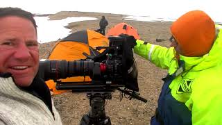 Arctic camping  behind the scenes filming our expedition in Greenland [upl. by Amari633]