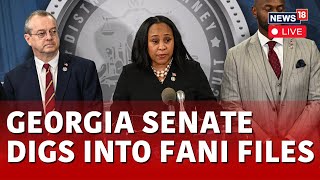 Fani Willis Live  Georgia Senate Debate  Georgia Senate Fani Willis Hearing LIVE  US News  N18L [upl. by Idrahs419]