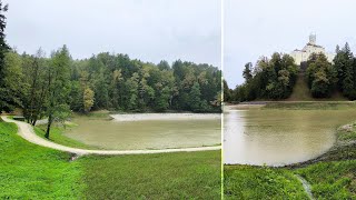 Počelo je punjenje Trakošćanskog jezera [upl. by Yrret]