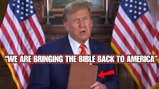 We Are Bringing The Bible BACK To America Donald J Trump Presidentelect speech [upl. by Boatwright]