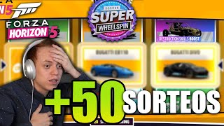 Forza Horizon 5  ABRIENDO 50 SUPERSORTEOS Y SORTEOS ME SALE LO MEJOR DEL JUEGO [upl. by Rohclem]