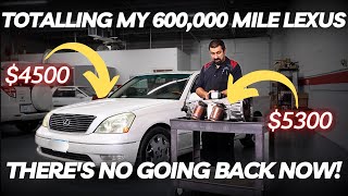 Totalling My 600000 Mile Lexus in One Video Theres No Going Back Now [upl. by Nnylhtak127]