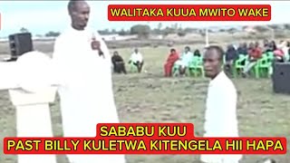 YAANI KUMBE WALITAKA KUUA BILLY PASTOR EZEKIEL ALIA MBELE YA KITENGELA CHURCH BILLY 4 KITEEE [upl. by Arannahs910]