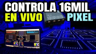 Control que Trasmite Video A MAS DE 16 MIL Led Pixel [upl. by Yasnyl]