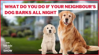 What Do You Do If Your Neighbours Dog Barks All Night [upl. by Ennire]