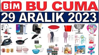 BİM BU CUMA  BİM 29 ARALIK 2023 KATALOĞU  AKTÜEL ÜRÜNLER  RESMİ KATALOG [upl. by Nahtonoj26]