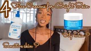 4 face creams for Clear Bright Skin  All skin types vanicream cetaphil vitaminc glowingskin [upl. by Ruscio]