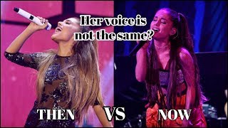 Ariana Grande in SAME Songs THEN amp NOW Live [upl. by Raamal]