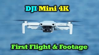 DJI Mini 4K  First Flight amp Footage  Awesome Starter Drone [upl. by Xenia]