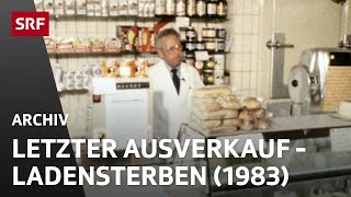 Ladensterben 1983  Konsumgesellschaft Schweiz  SRF Archiv [upl. by Ashelman976]