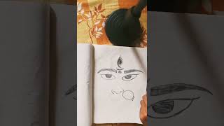 Jay man bhadrakaliJay man Kolkata walisketchings art easydrawing sketchi [upl. by Kelam]