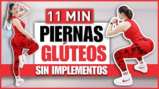 PIERNAS TONIFICADAS Y GLÚTEOS GRANDES  RUTINA DE EJERCICIOS EN CASA SIN PESAS  NatyGlossGym [upl. by Berglund11]