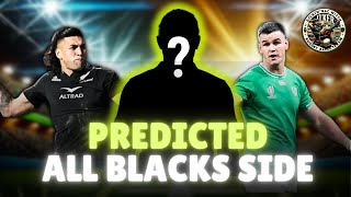 All Blacks Vs Ireland Predicted All Blacks team named [upl. by Annawahs]