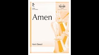 Amen Handbell 35 octaves  arr Kevin Stewart [upl. by Lanie627]