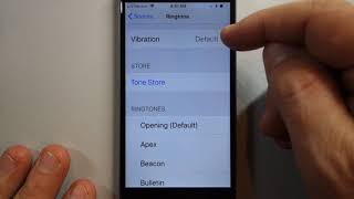 How to change vibration that is paired with your ringtone for iPhone [upl. by Adneral176]