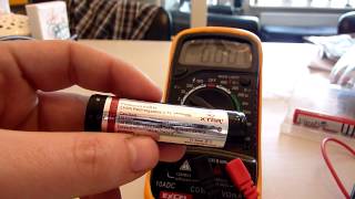 Multimeter XL830 Testing Batteries 18650  18700 XTAR Ultrafire [upl. by Ilan]