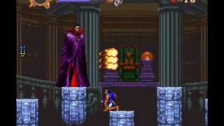 Castlevania Dracula X SNES  Final Stage No Damage No Subweapons [upl. by Sanalda889]