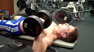 How To Dumbbell Chest Press [upl. by Mehalick]