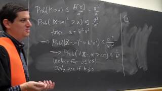 Math341 Fa2013 Lecture22 Markov and Chebyshevs Inequalities [upl. by Stilla537]