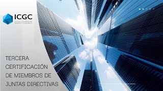 Certificación III  Miembros de Juntas Directivas [upl. by Halland752]