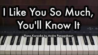 I Like You So Much Youll Know It  Ysabelle Cuevas  Piano Karaoke by Andre Panggabean [upl. by Atinrev]