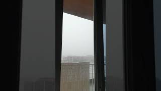 Cest la tempête sur Martigues 13 ⚡impacts de foudre tonerre et déluge voir quelques grêlons [upl. by Hayouqes]