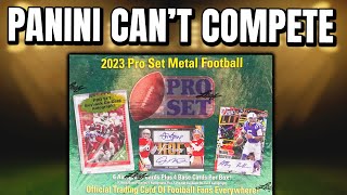 THESE ARE CRAZY GOOD  2023 Leaf Pro Set Metal Football Review [upl. by Baudin]