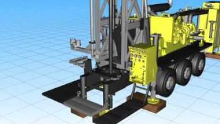 Atlas Copco RD20 Pipe Handling Animation [upl. by Werna767]