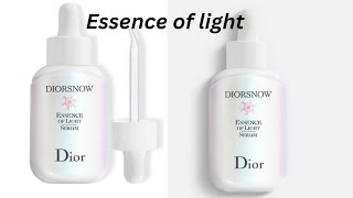 Dior Essence Of Light Brightening Milk Serum Review [upl. by Lobel]