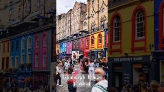 Edinburgh Fringe Festival on Opening Weekend 2024 edinburgh fringefestival walkingtour [upl. by Lapides]