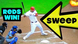 The SWEEP Cincinnati Reds Elly De La Cruz LA Dodgers Crumble Baseball Highlights mlb baseball [upl. by Jezebel635]