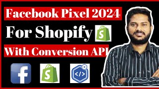 How to Connect Facebook Pixel to Shopify 2024  Facebook Pixel with Shopify integration [upl. by Koziara]