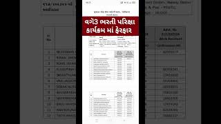 વગૅ3 ભરતી પરિક્ષા કાર્યક્રમ ફેરફાર Gsssb Ojas Bharti update Varg3 bharti examvarg3examdate [upl. by Ajnos24]