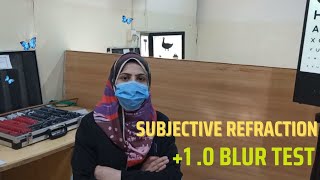 How to perform binocular subjective refraction  10 blur test subjective refraction tutorial [upl. by Wattenberg]