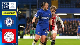 HIGHLIGHTS  Chelsea vs Ajax UEFA Womens Champions League 202324 Quarterfinal Second Leg [upl. by Aikenahs644]