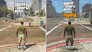 GTA V Android vs GTA V PC  Physics and Details Comparison [upl. by Floyd]