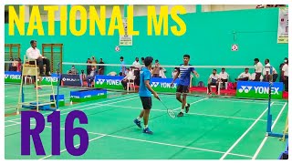 SATHISH KUMAR TAMILNADU VS SIRIL VARMATELANGANABAI SERIES SENIOR BADMINTON TOURNAMENT HYDERABAD [upl. by Sipple]