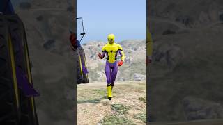 Gta V IRON MAN Saved Bus With Defender 😨gta5 shortsfeed [upl. by Vicki]