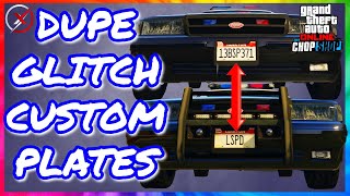 PATCHED EASY GTA 5 Online Duplication GLITCH Custom Plate Transfer Glitch [upl. by Amelie]