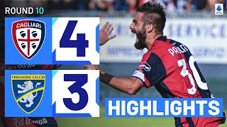 CAGLIARIFROSINONE 43  HIGHLIGHTS  Unreal scenes in Sardinia  Serie A 202324 [upl. by Dnalyag]