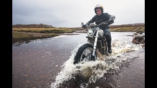 CCM Spitfire Scrambler First Ride  Dougie Lampkin  Belstaff [upl. by Neilla]