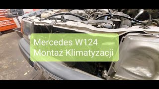 Klimatyzacja Samochodowa Mercedes W124  Montaż klimatyzacji Cz5 [upl. by Anatnahs376]